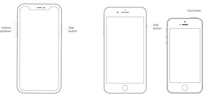 iPhone 強制的再起動